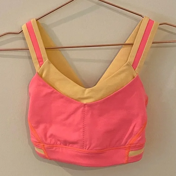 Lululemon Neon Sports Bra - Picture 5 of 7